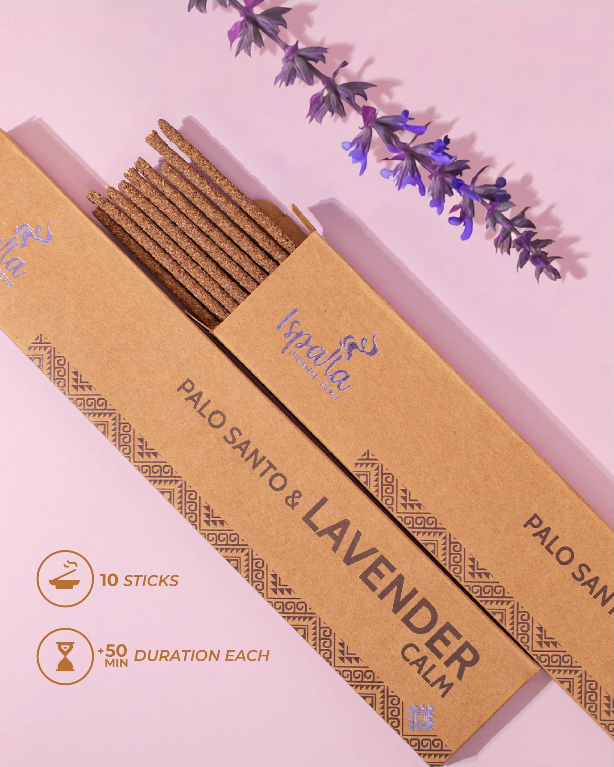 Ispalla - Lavender & Palo Santo Incense Sticks (10 Packaged)