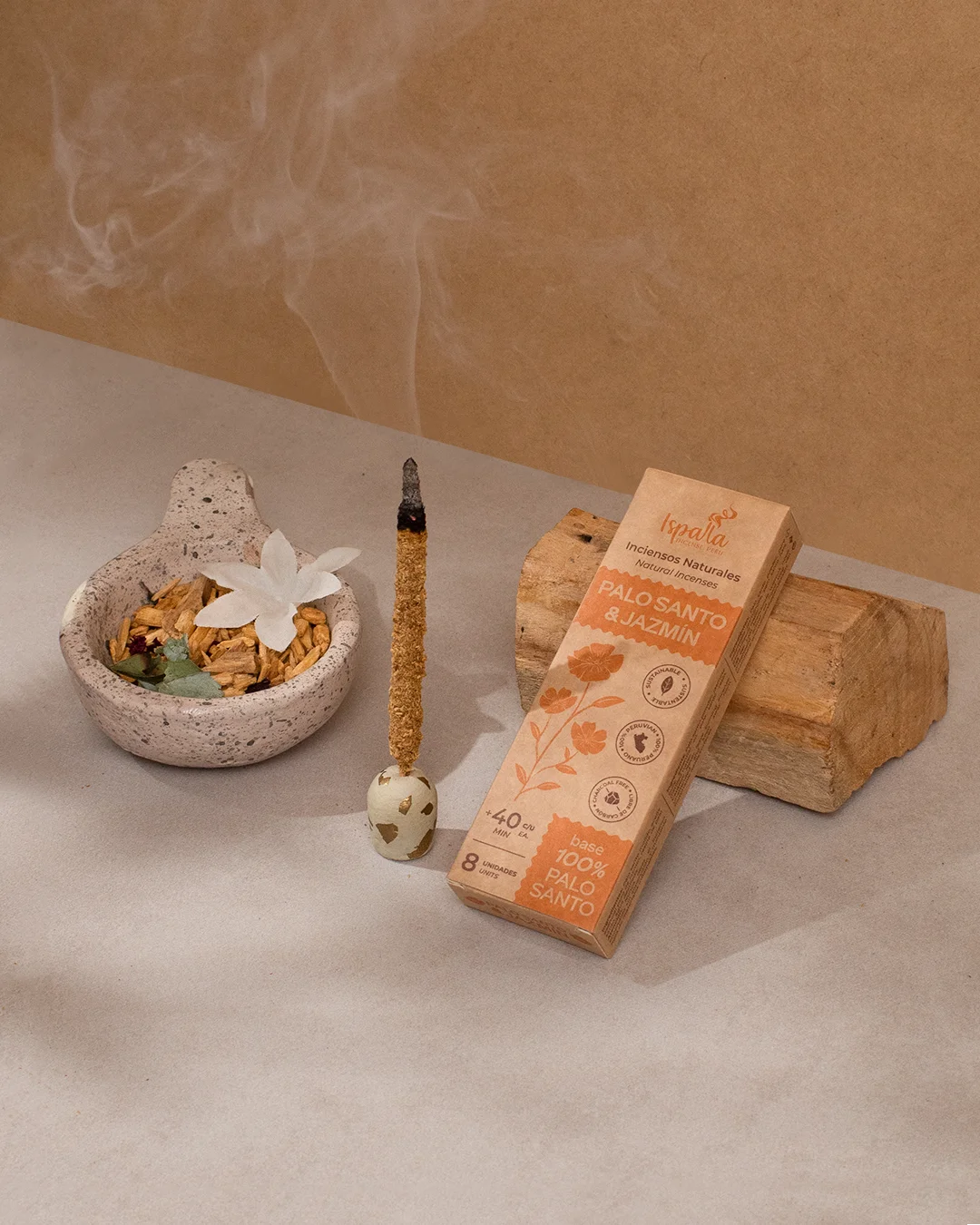 Ispalla - Palo Santo & Jasmine Thick Natural Incense