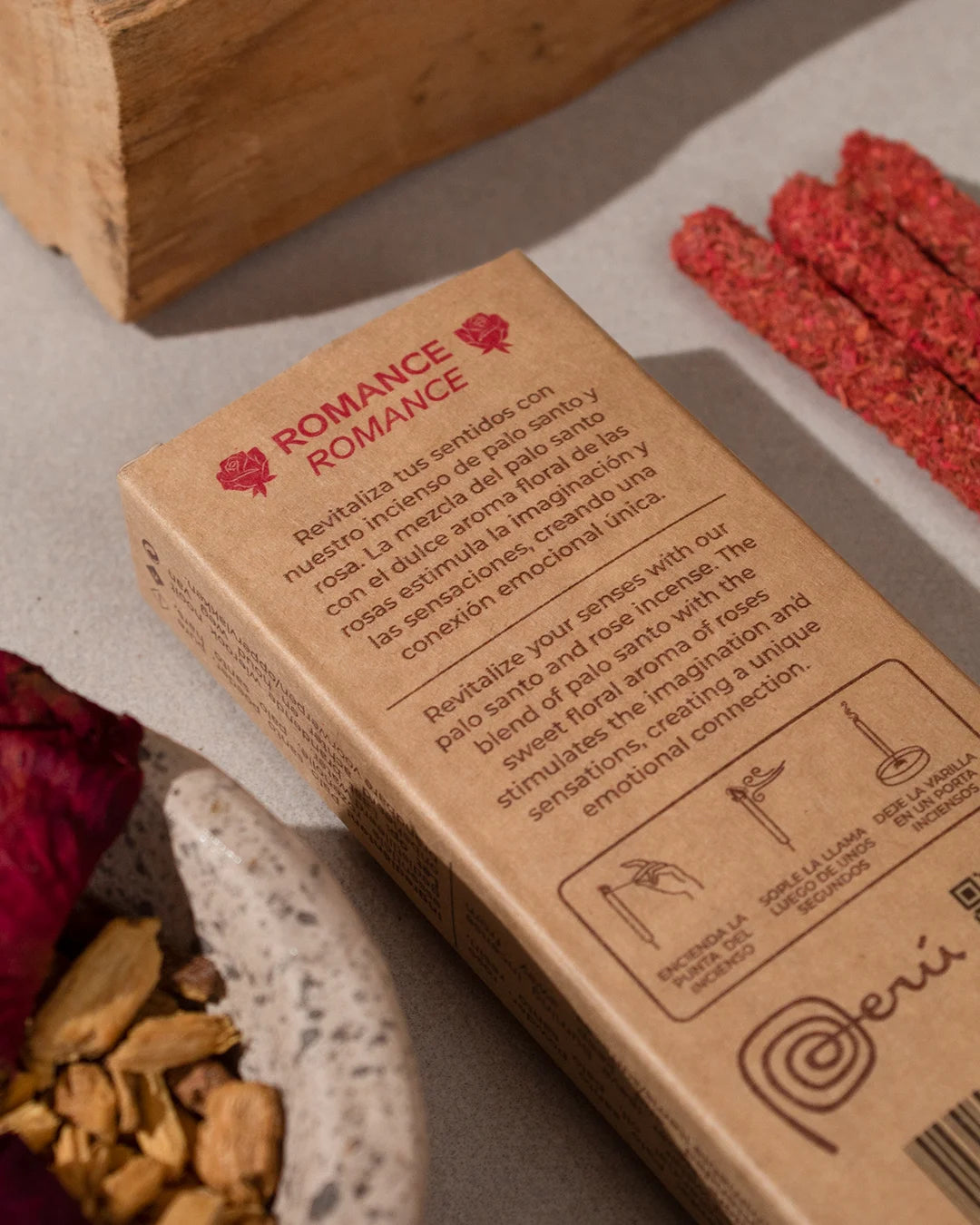 Ispalla - Palo Santo & Rose Thick Natural Incense