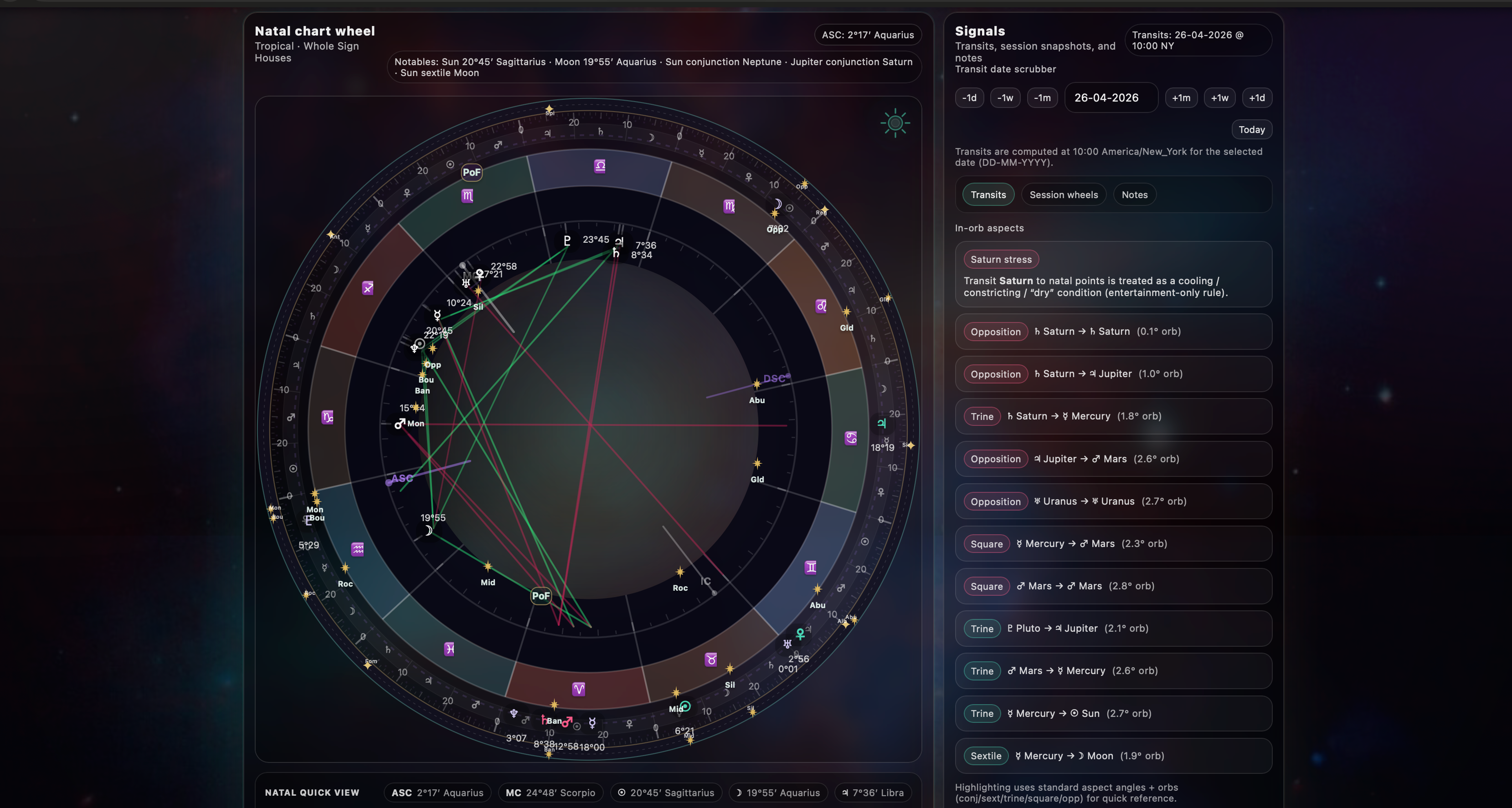 Ritual ROI Astrology App Subscription