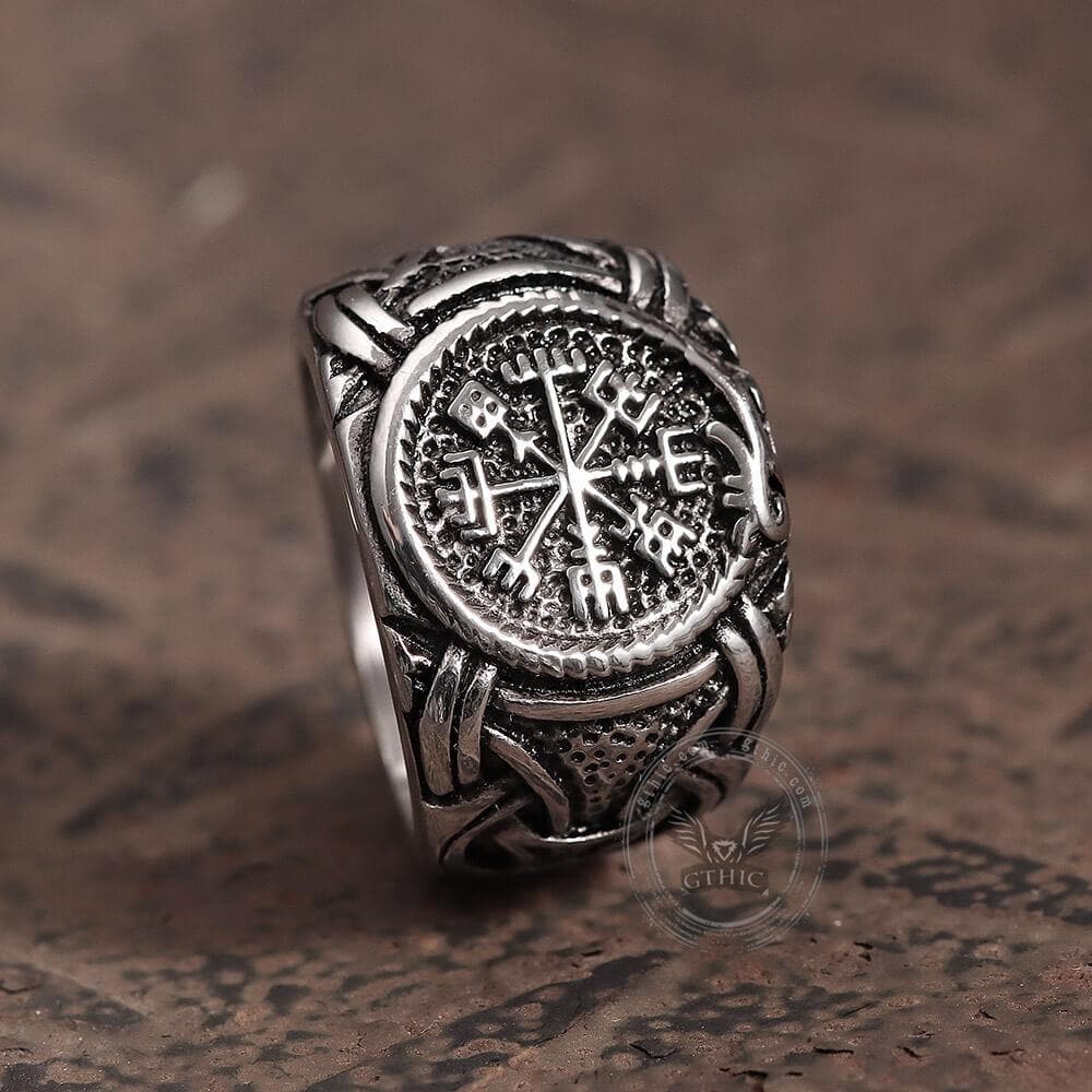 Dragon Amulet 316L Stainless Steel Viking Ring