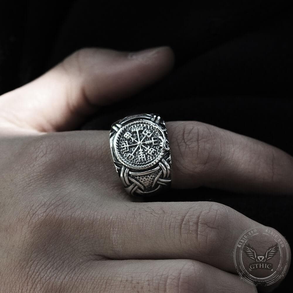 Dragon Amulet 316L Stainless Steel Viking Ring
