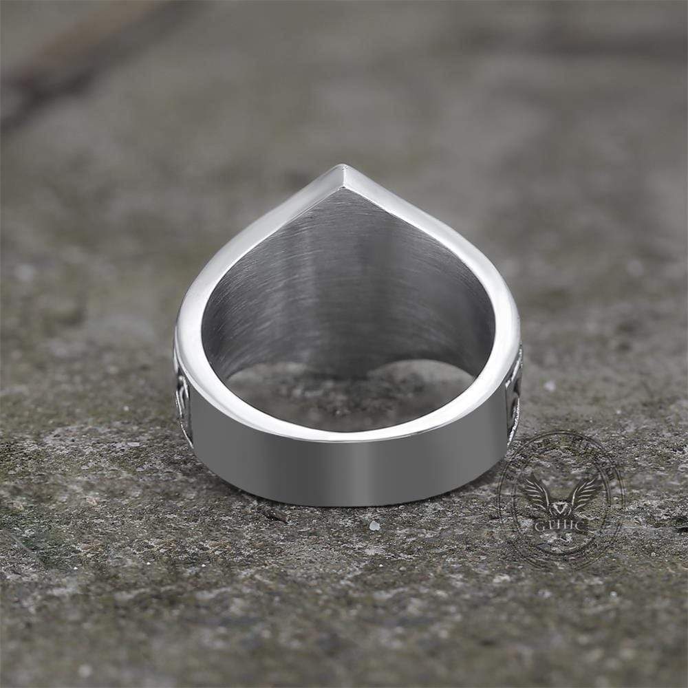 Pentagram Stainless Steel Ring