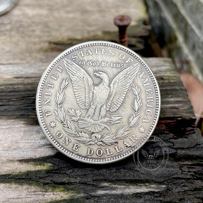 Hydra Serpent Brass Hobo Coin Pendant