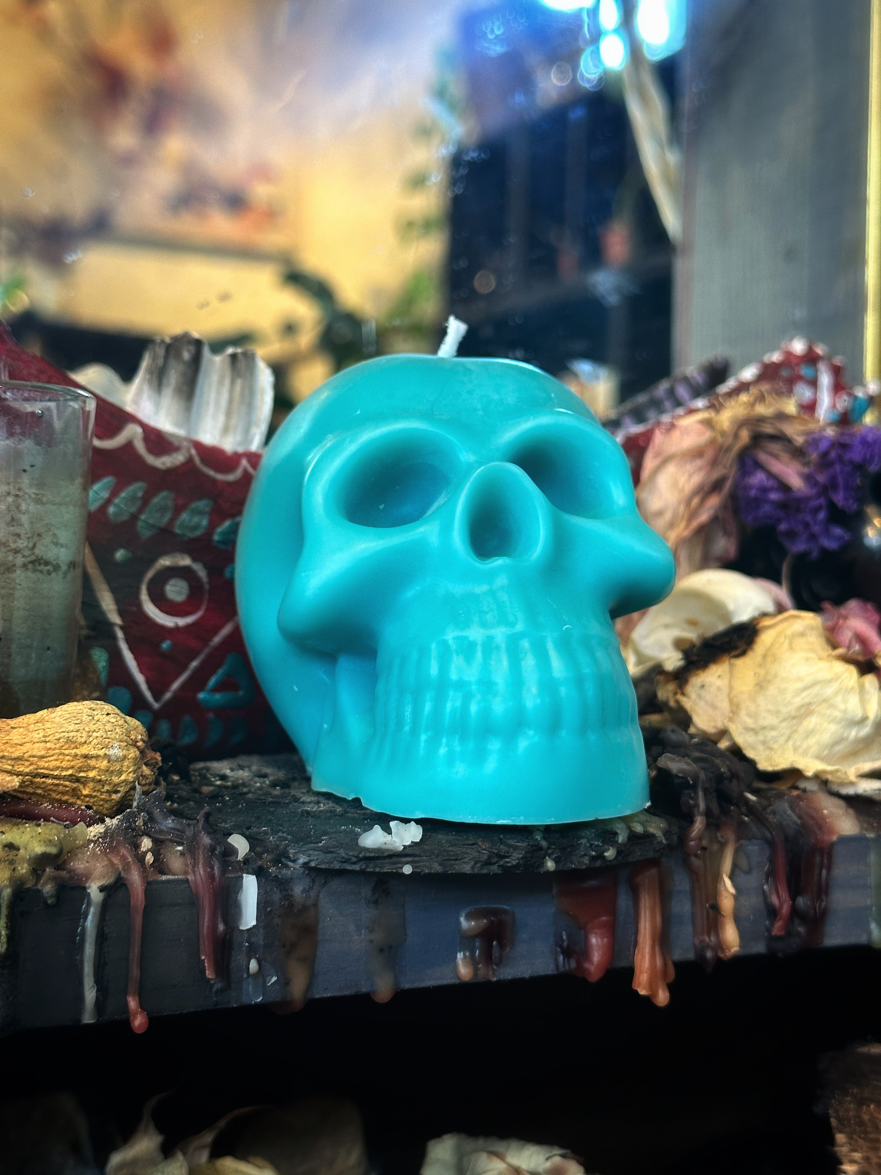 Skull Pillar Candles - Large