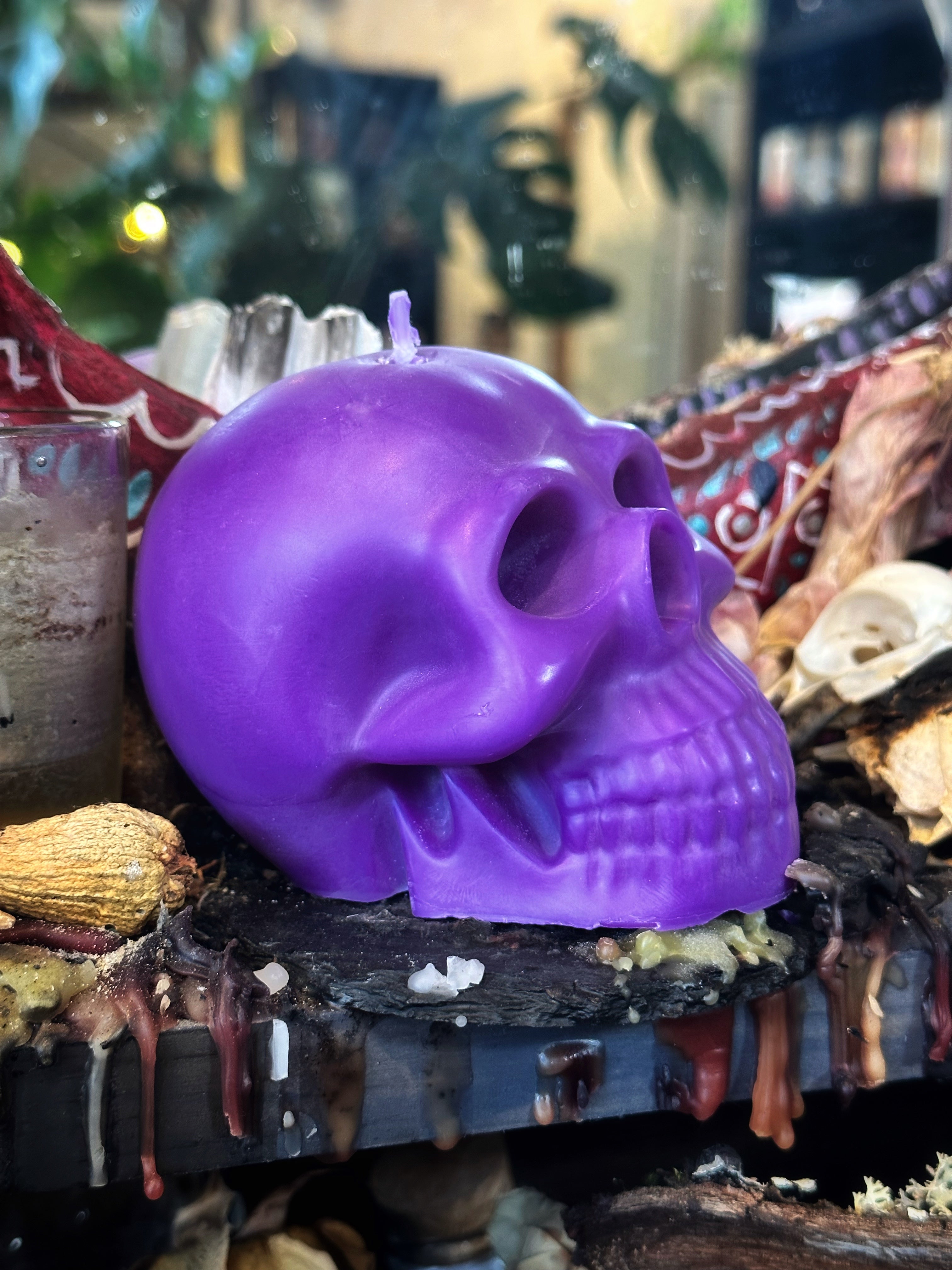 Skull Pillar Candles - Large