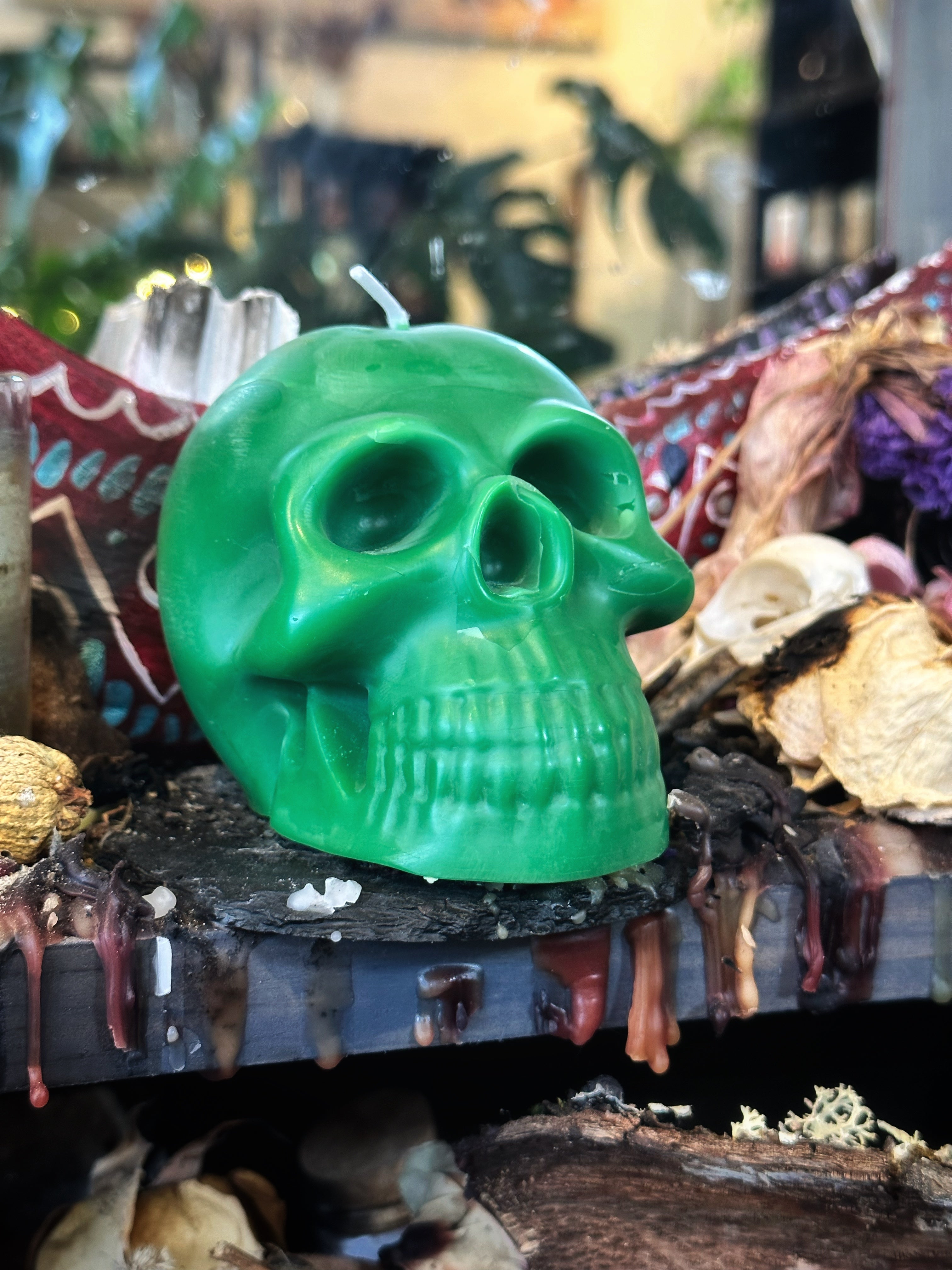 Skull Pillar Candles - Large