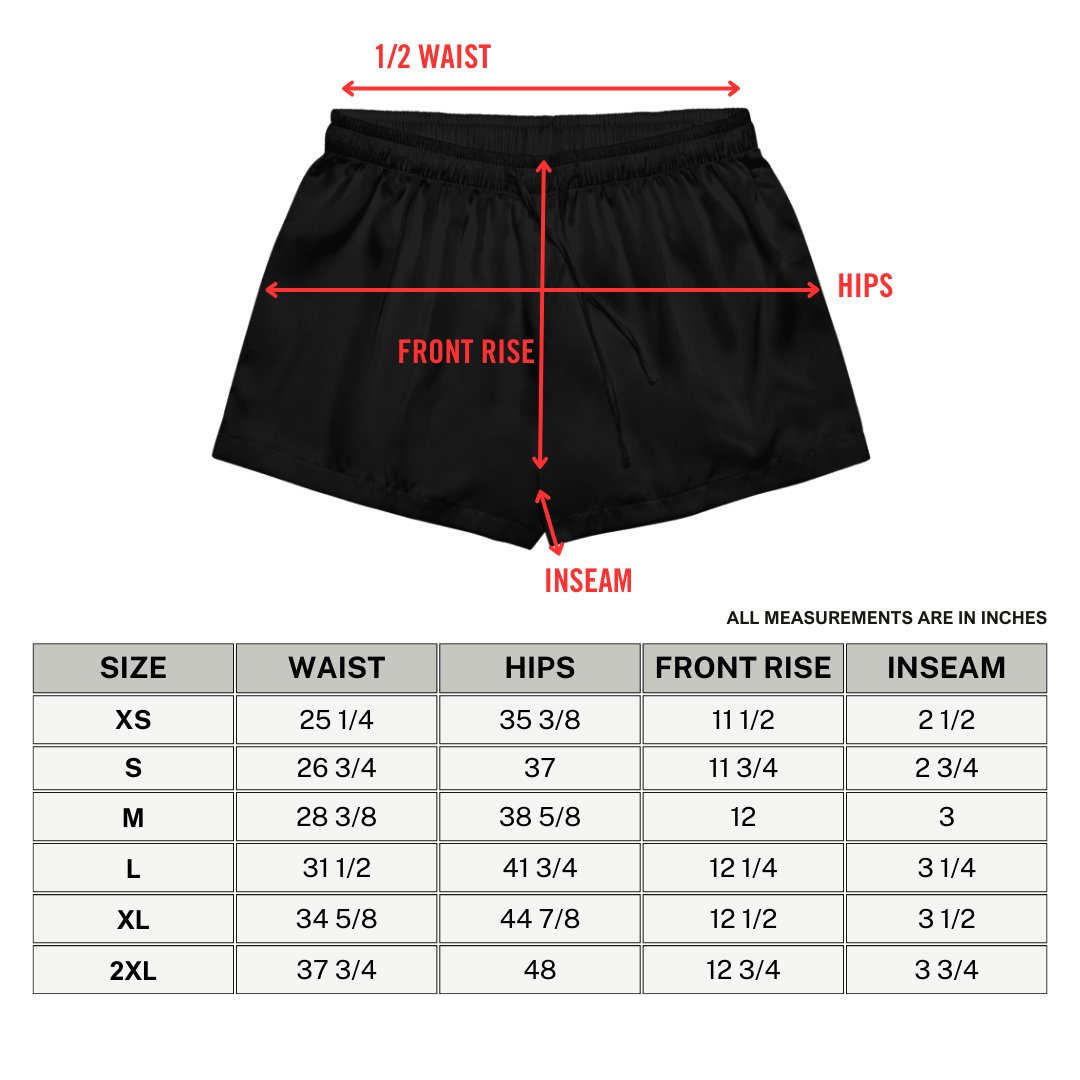 Neon Traditional Silky Pajama Shorts