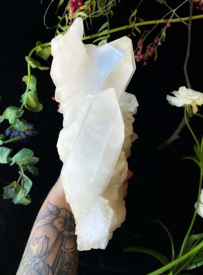 Himalayan Clear Quartz on Matrix XL - 5.8LBS A++ GRADE