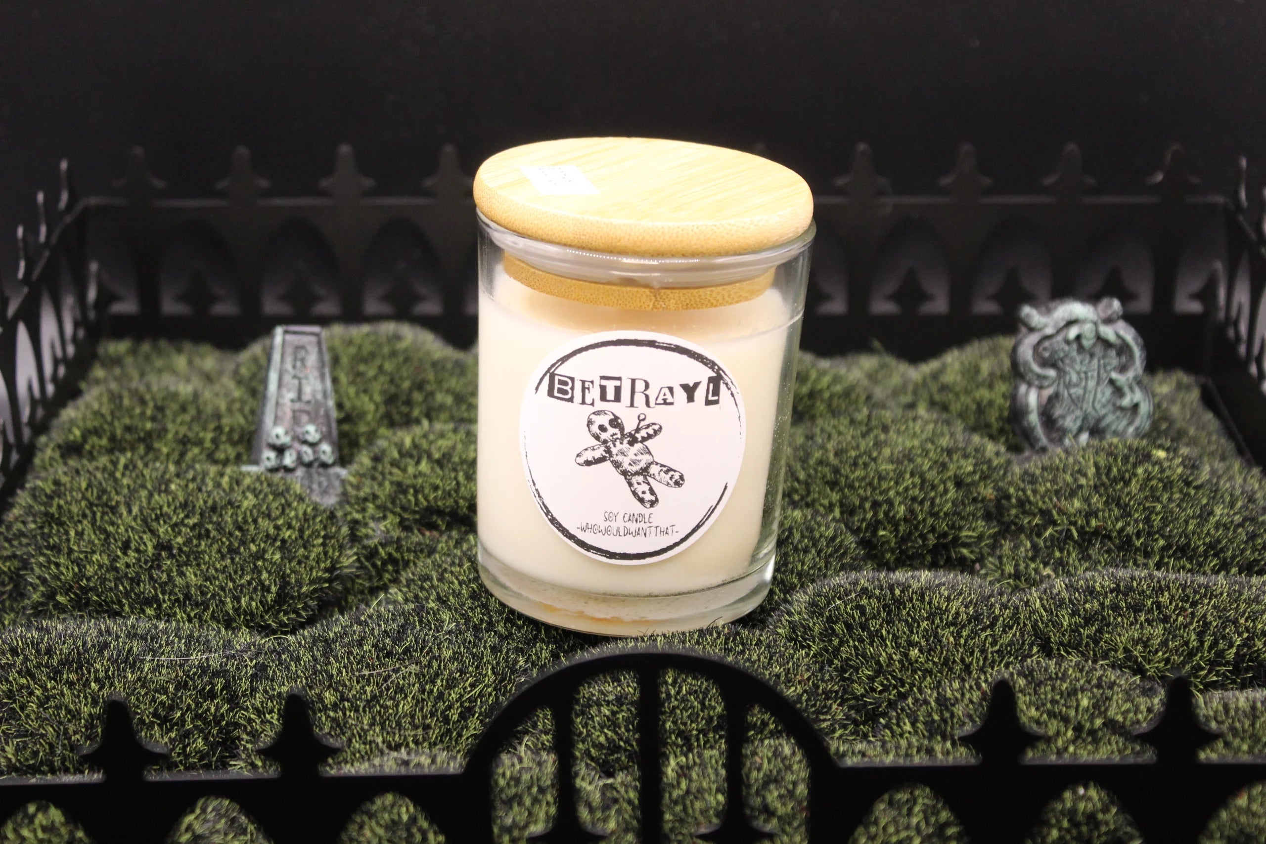 Betrayal Candle - 8 oz Scented Soy Candle - Who Would Want That