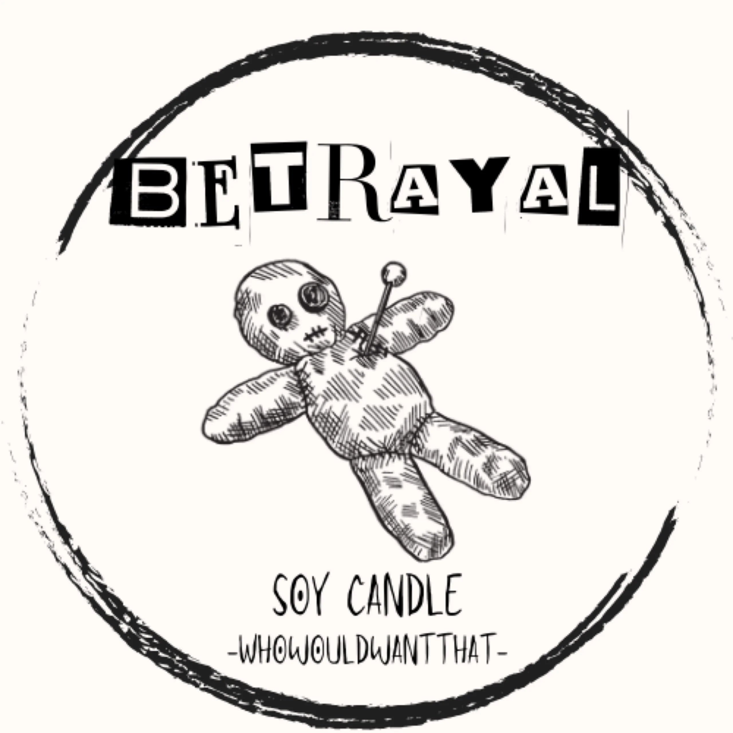 Betrayal Candle - Tealight Scented Soy Candle - Who Would Want That