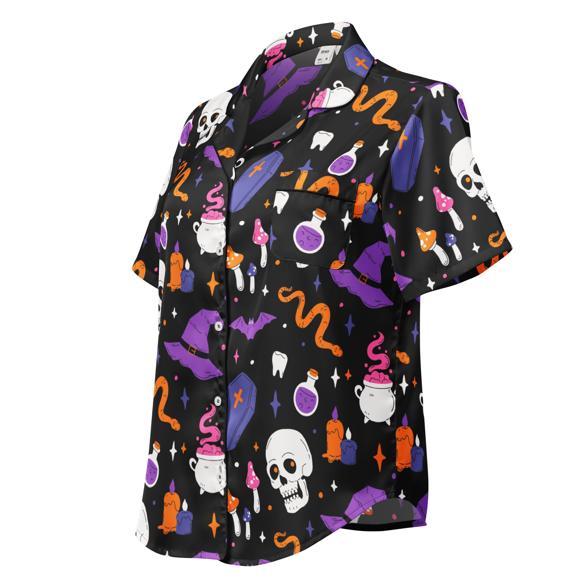 Witch's Whimsy Silky Pajama Top