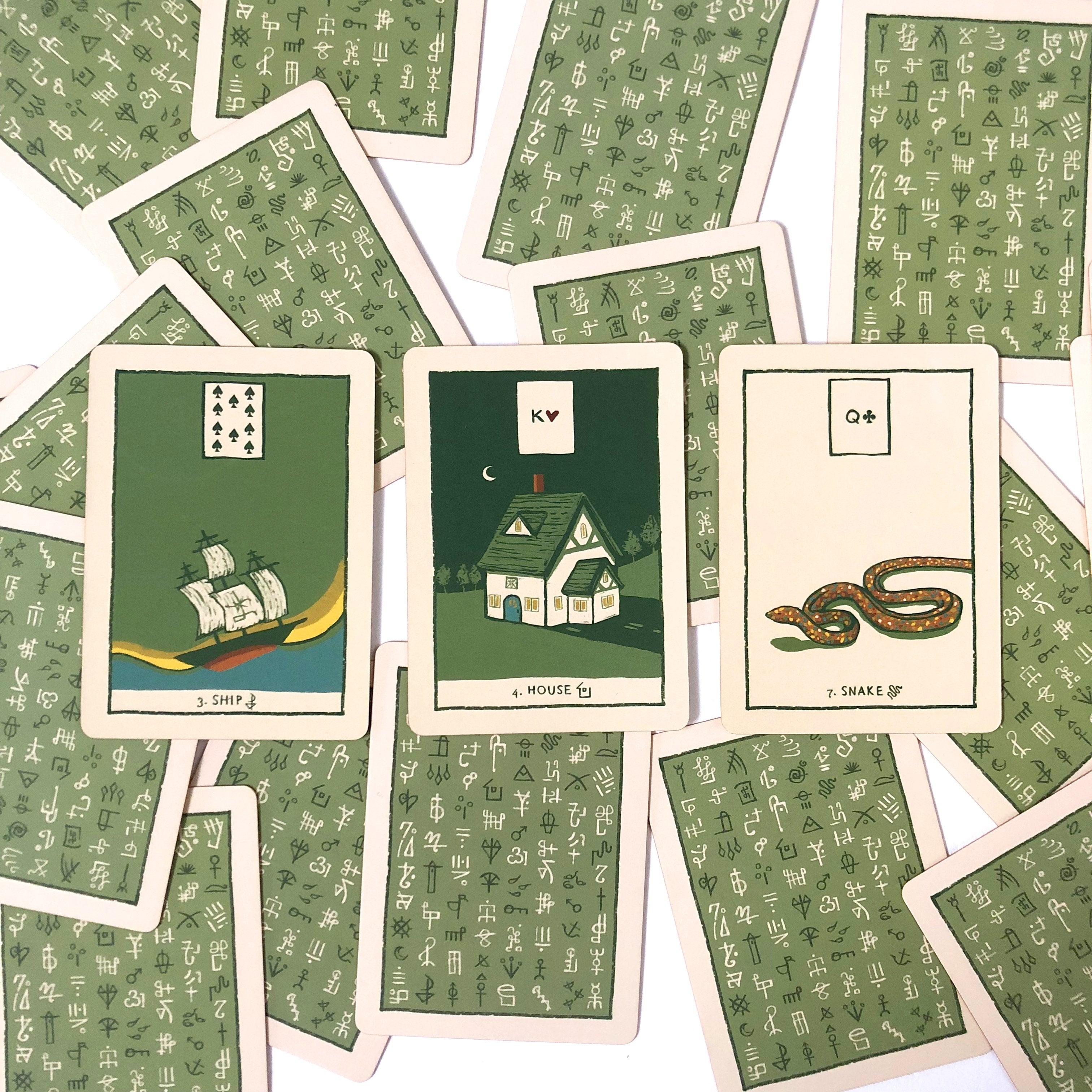 Green Glyphs Lenormand