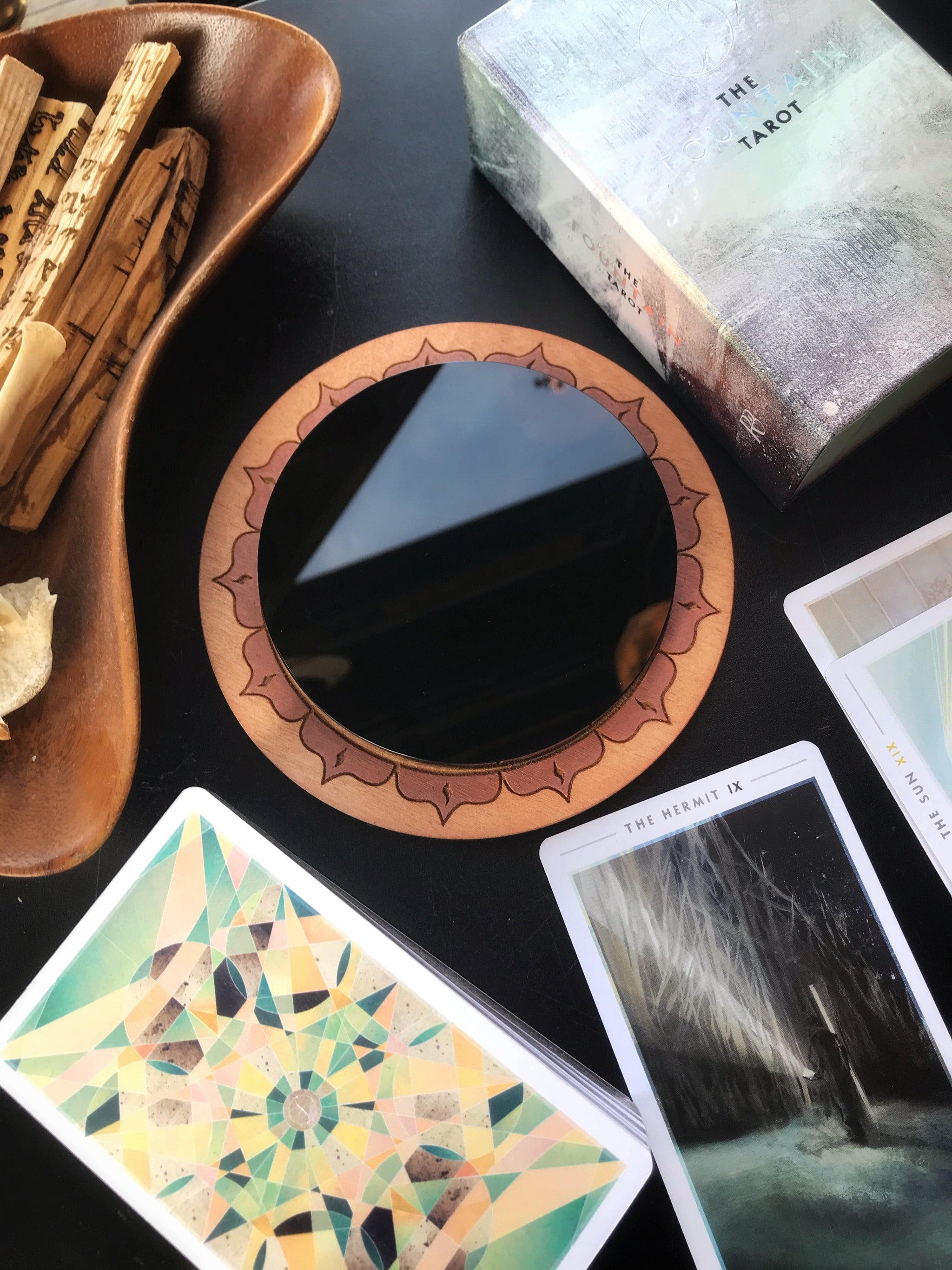 Obsidian Scrying Mirror | Keven Craft Rituals