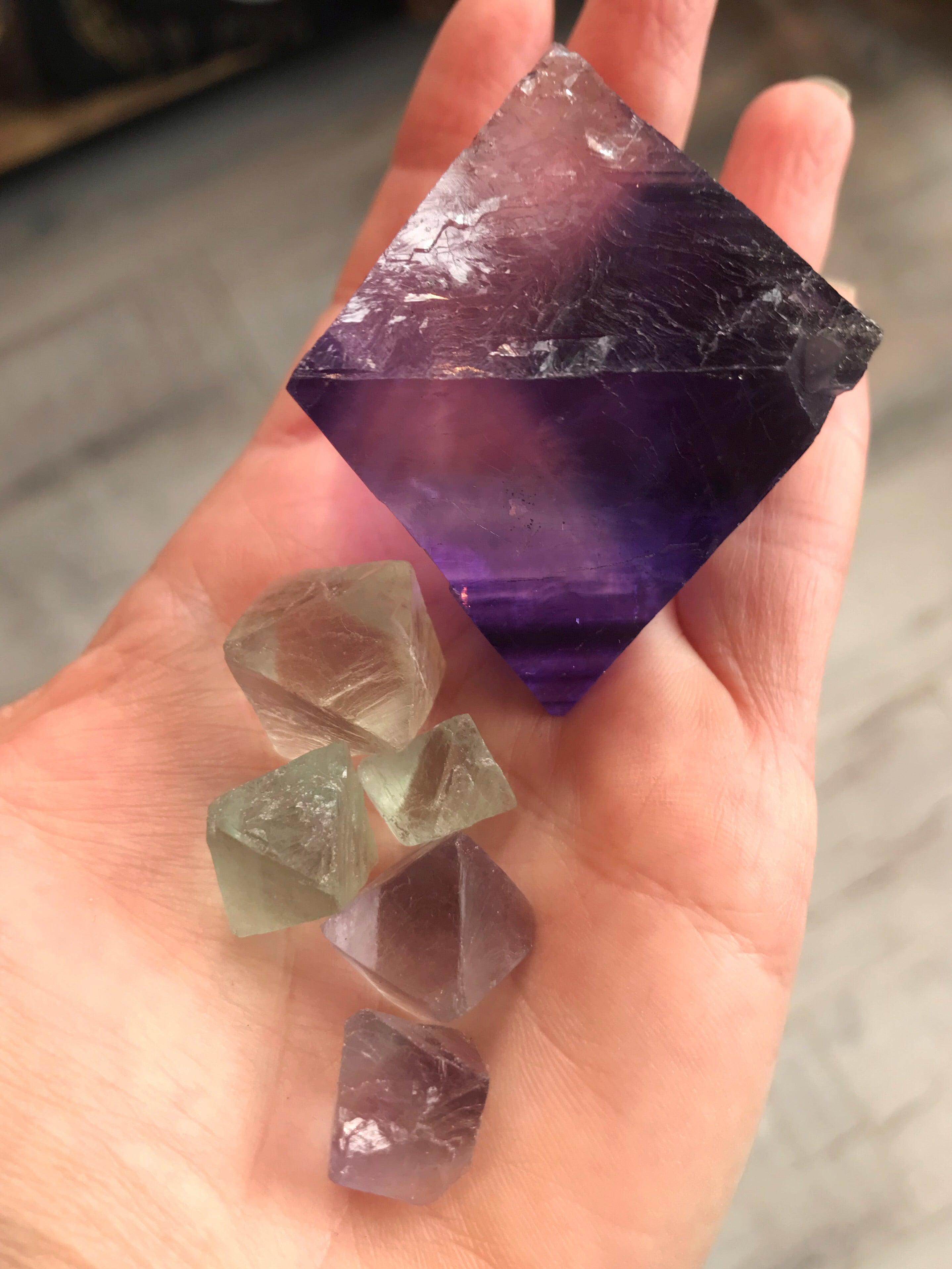 Fluorite Octahedrons - Keven Craft Rituals