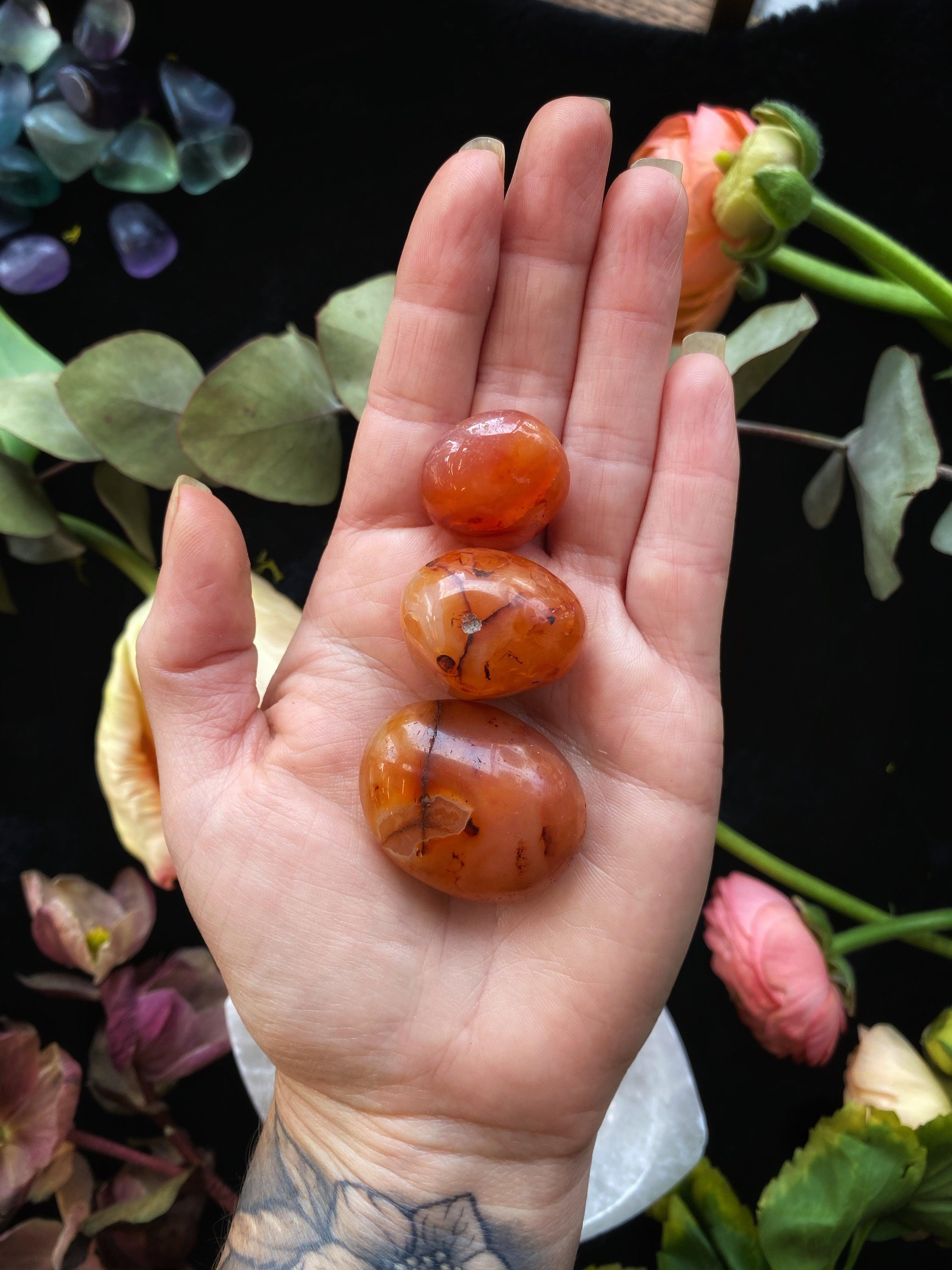 Tumbled Carnelian - qmeb