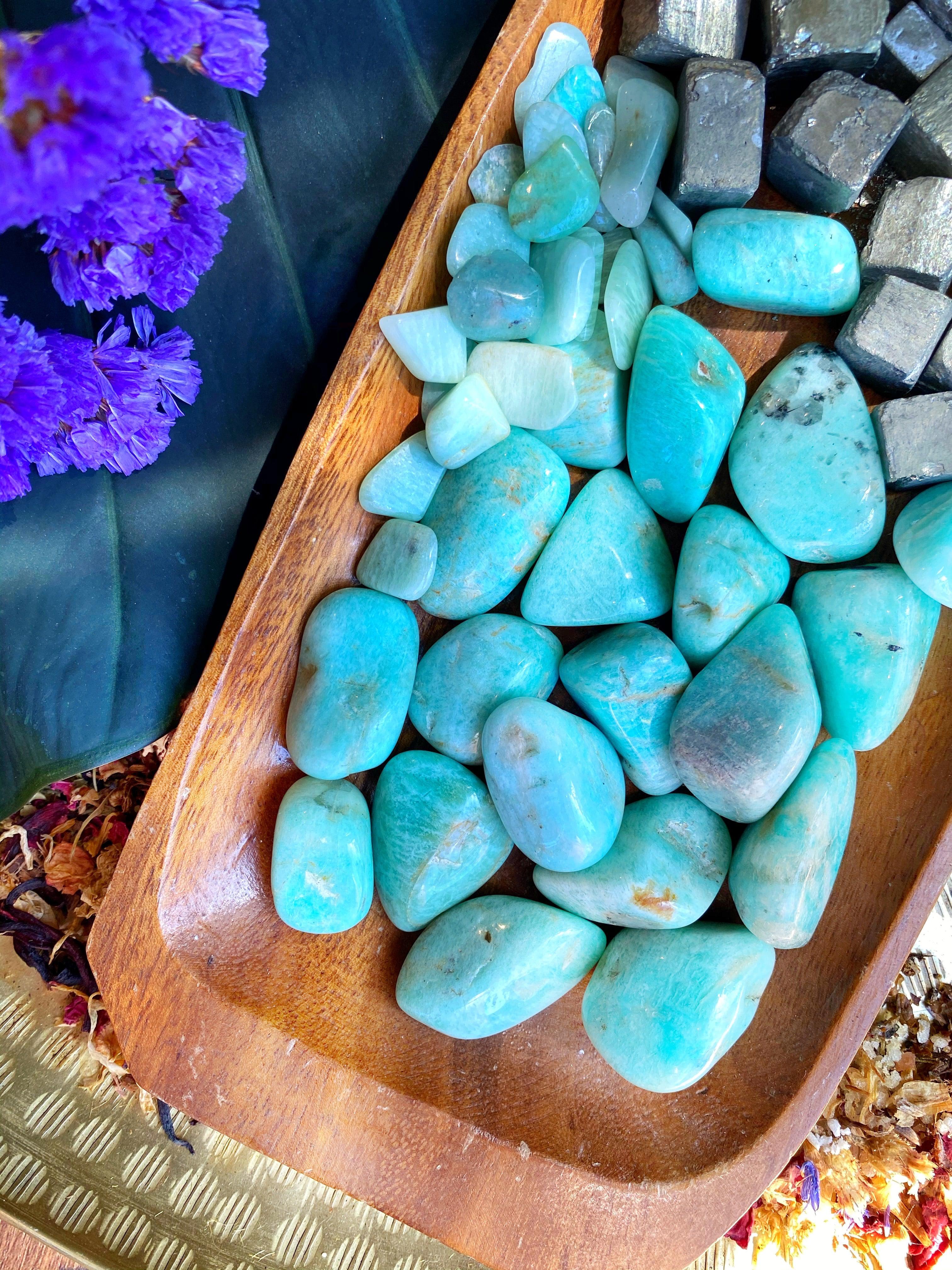 Tumbled Amazonite - Keven Craft Rituals