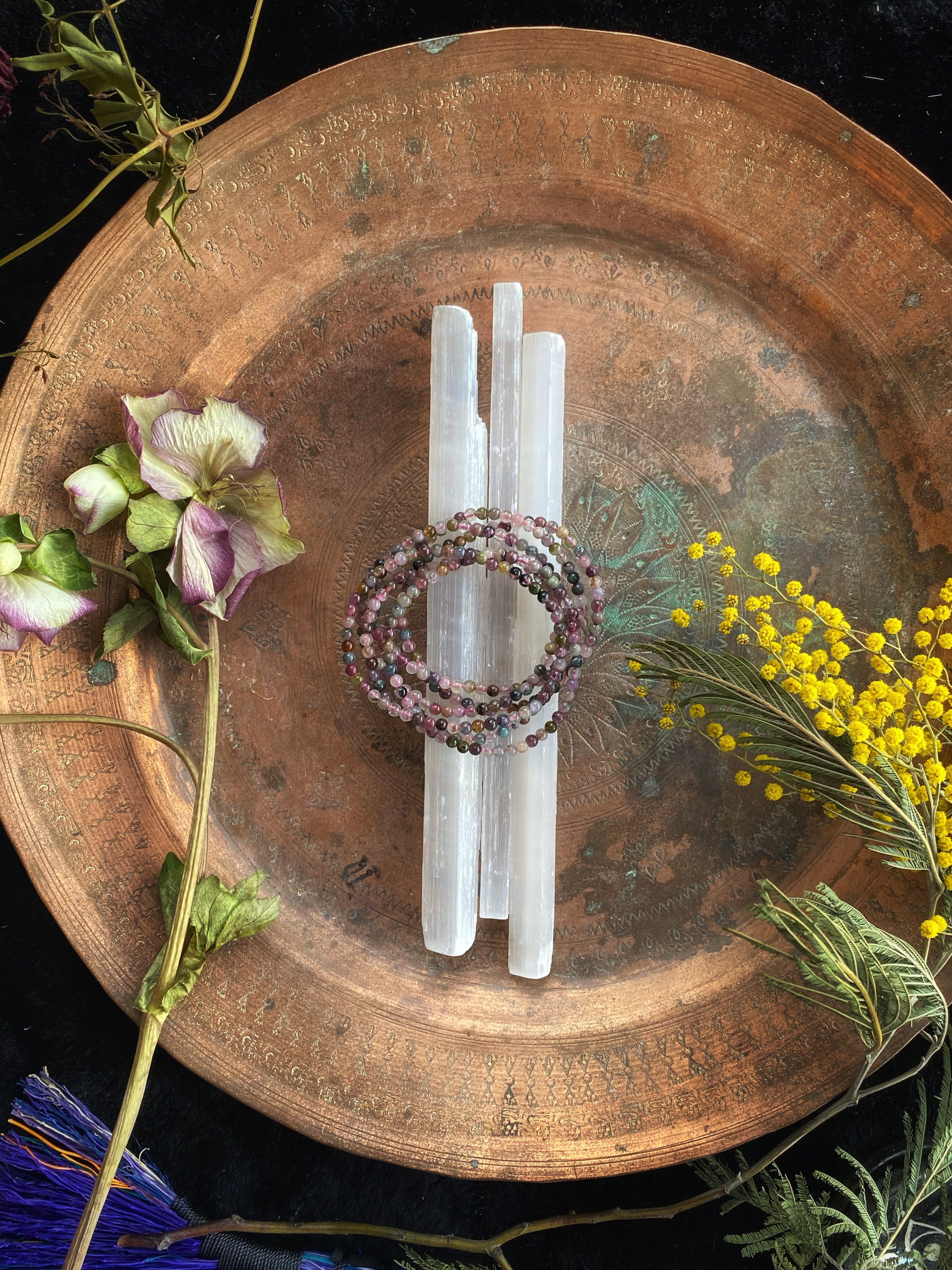 Natural Watermelon Tourmaline - Bracelet