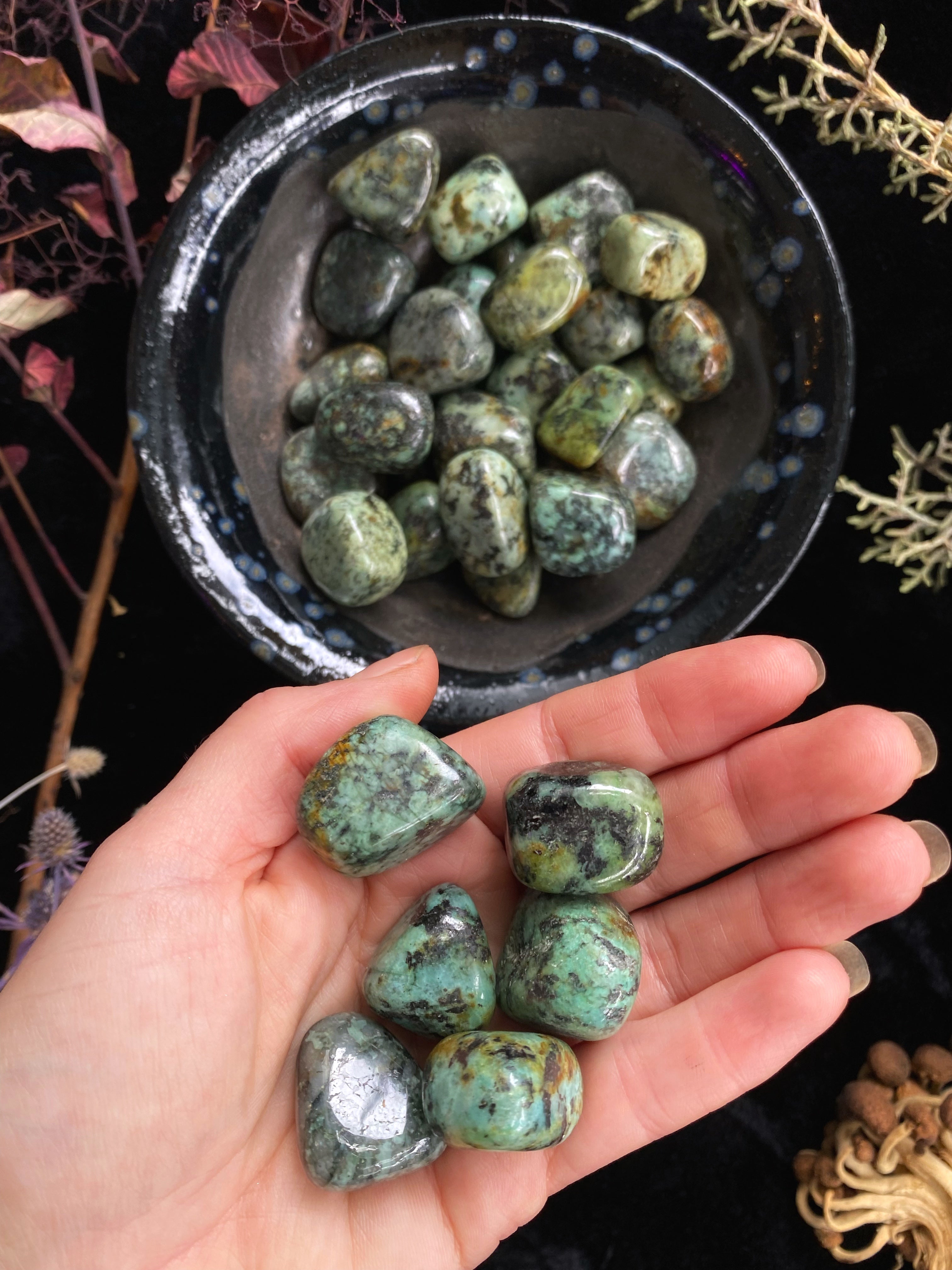 Tumbled Persian Turquoise (Natural) -