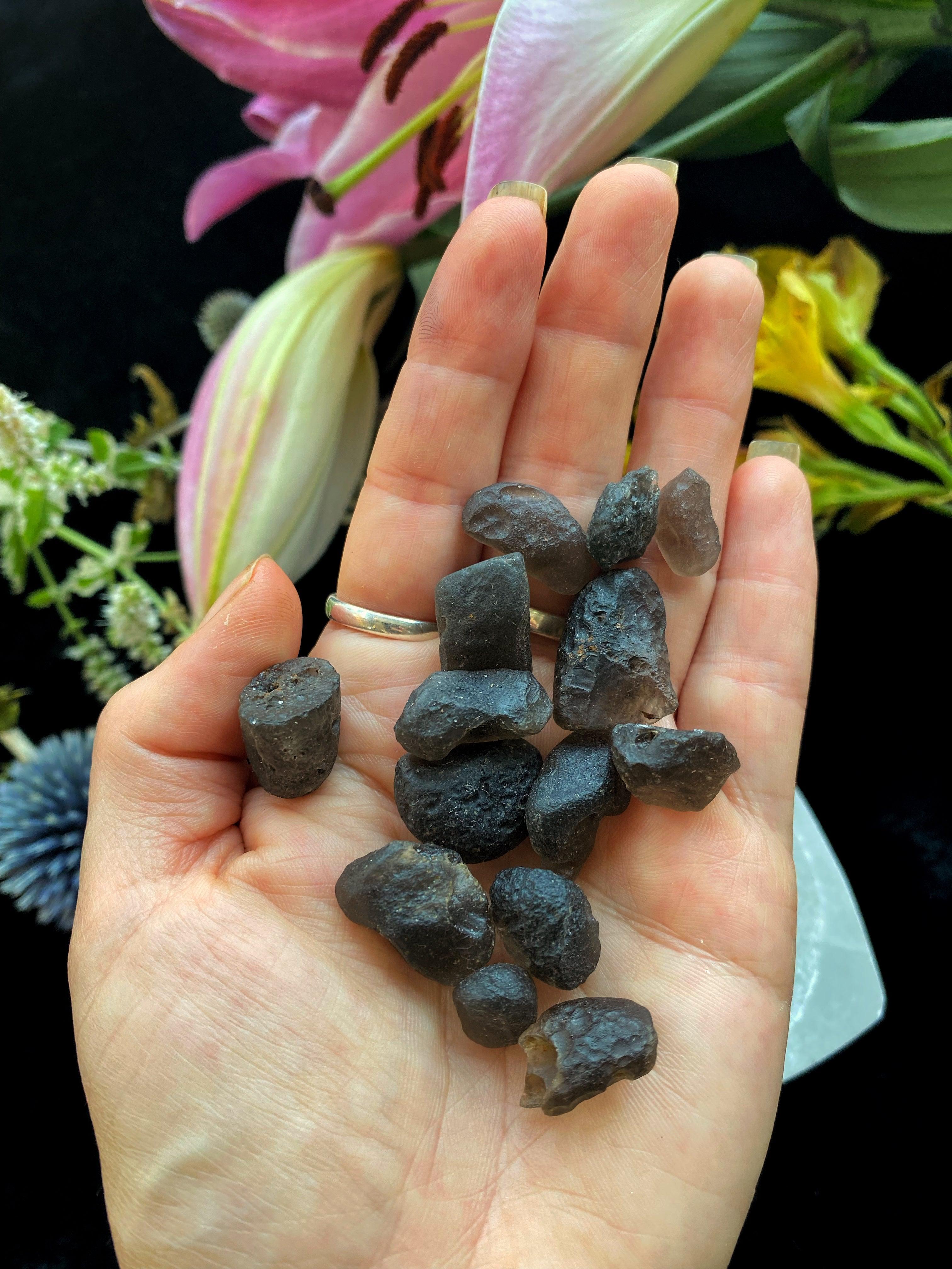 Columbianite Tektite Crystals - (Very Rare) Authentic - Keven Craft Rituals