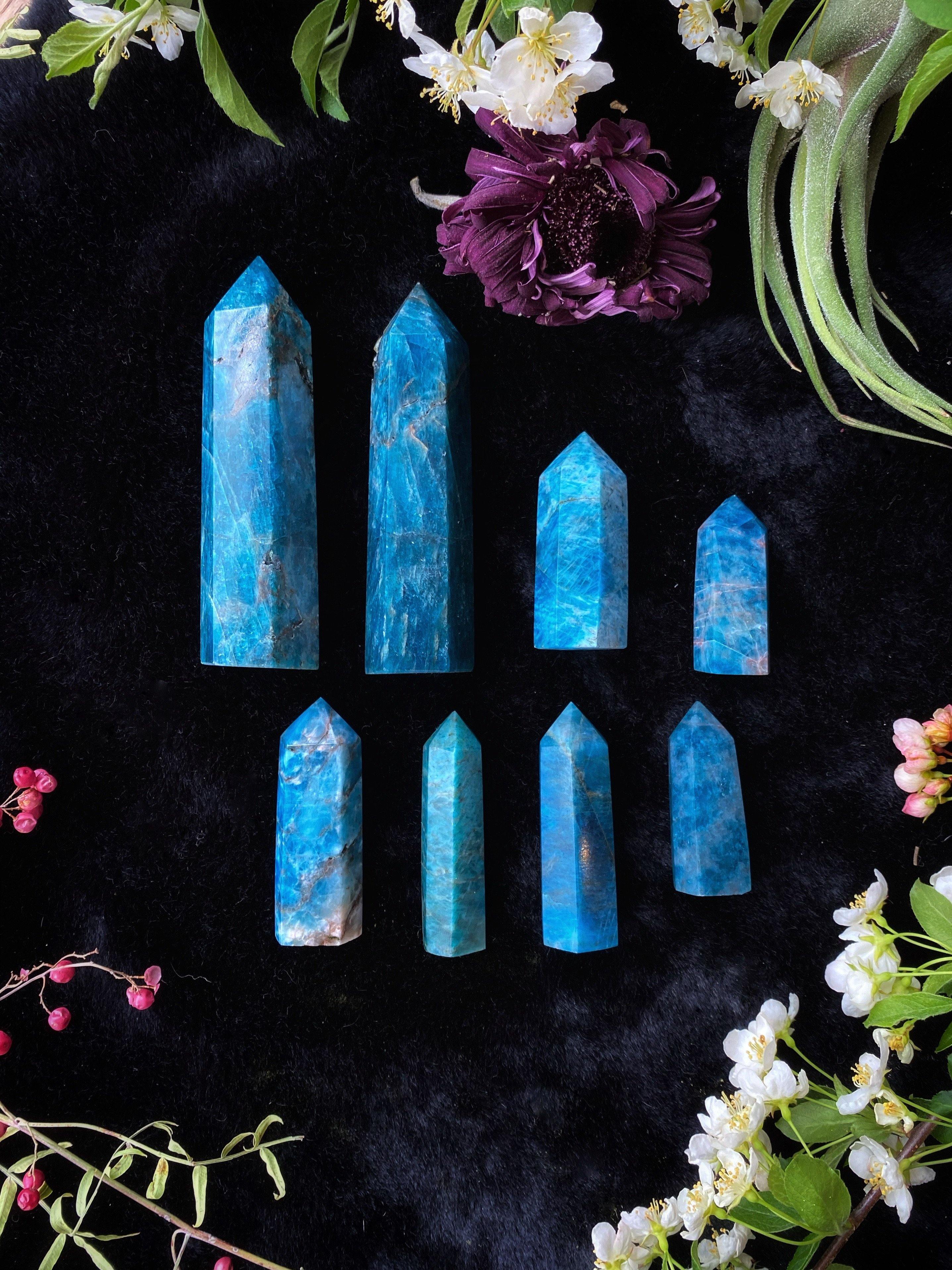 Blue Apatite - Towers - qmeb