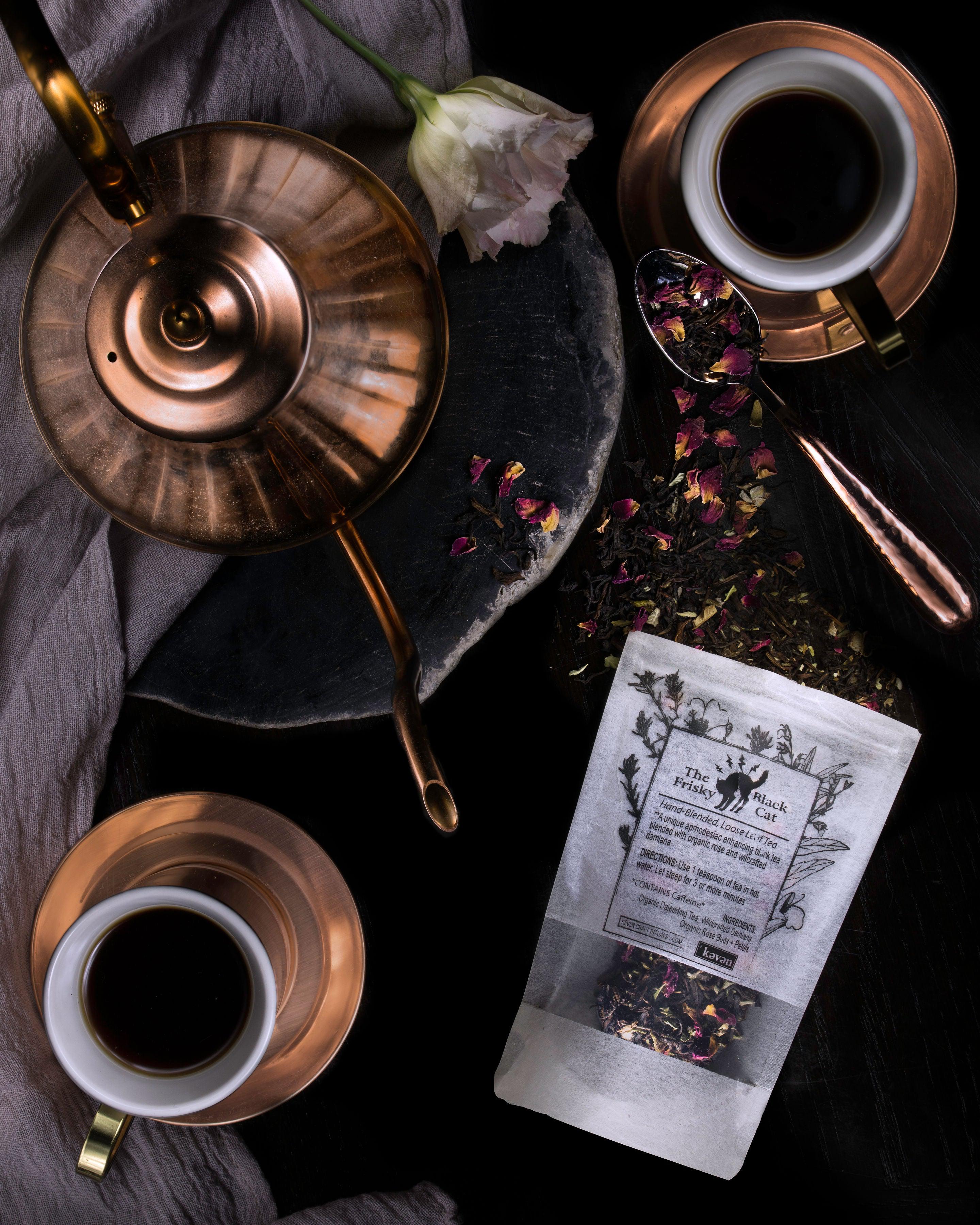 Tea - The Frisky Black Cat Blend (loose) - Keven Craft Rituals