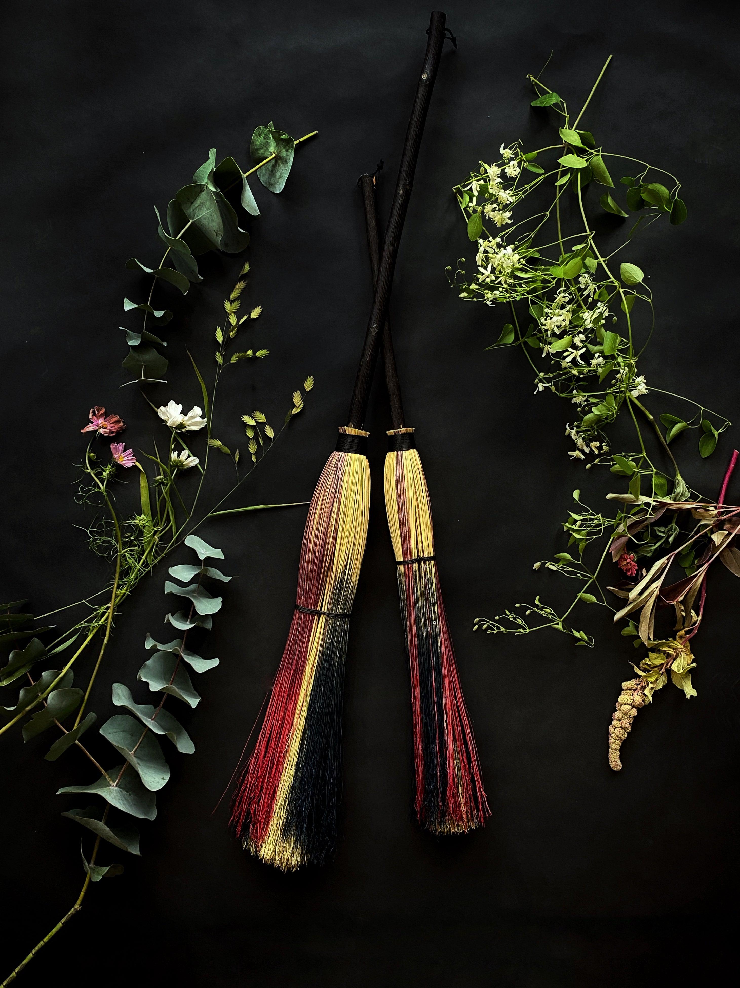 Altar Besom Brooms (Short Handle) - Keven Craft Rituals