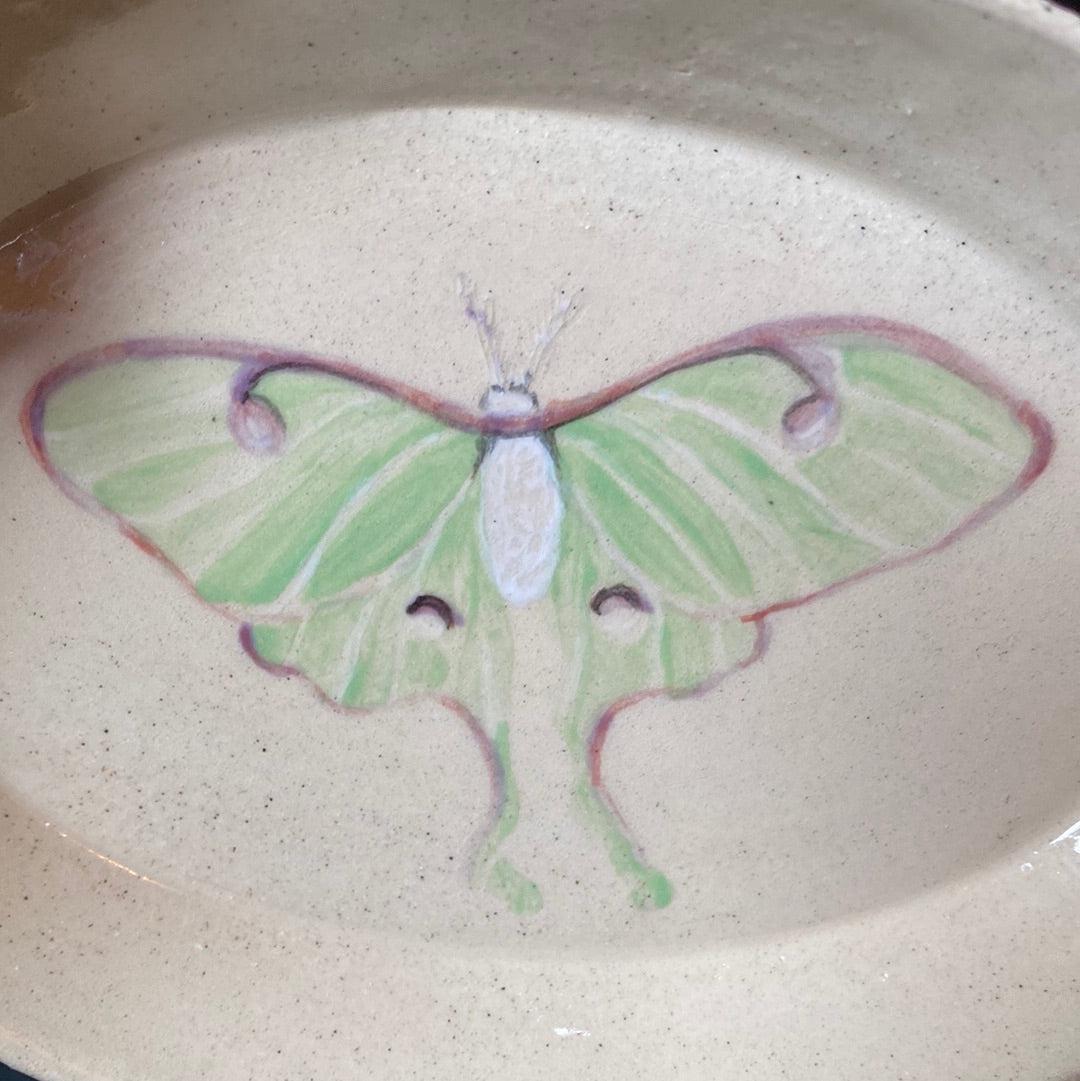 Luna Moth Ceramic Offering Plates - Keven Craft Rituals