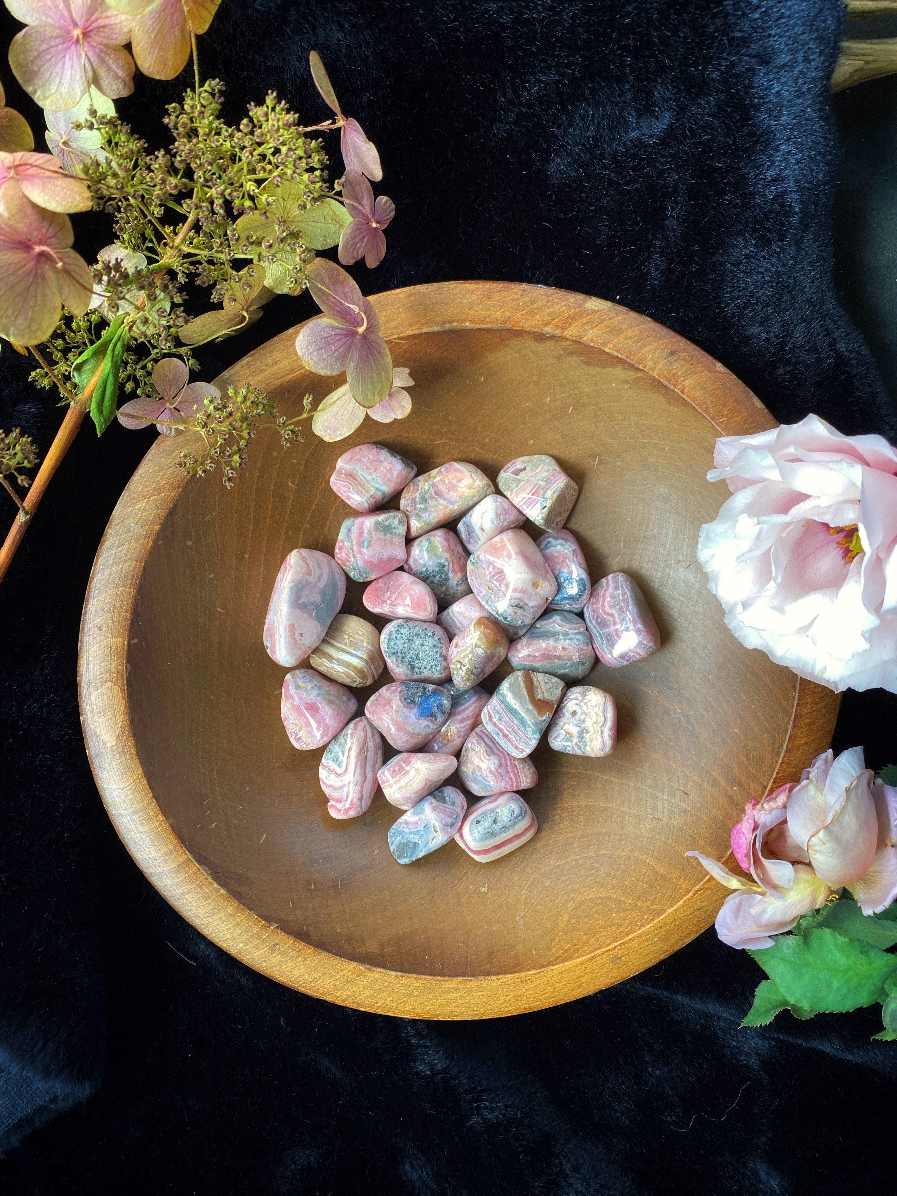 Rhodochrosite - Tumbled - qmeb