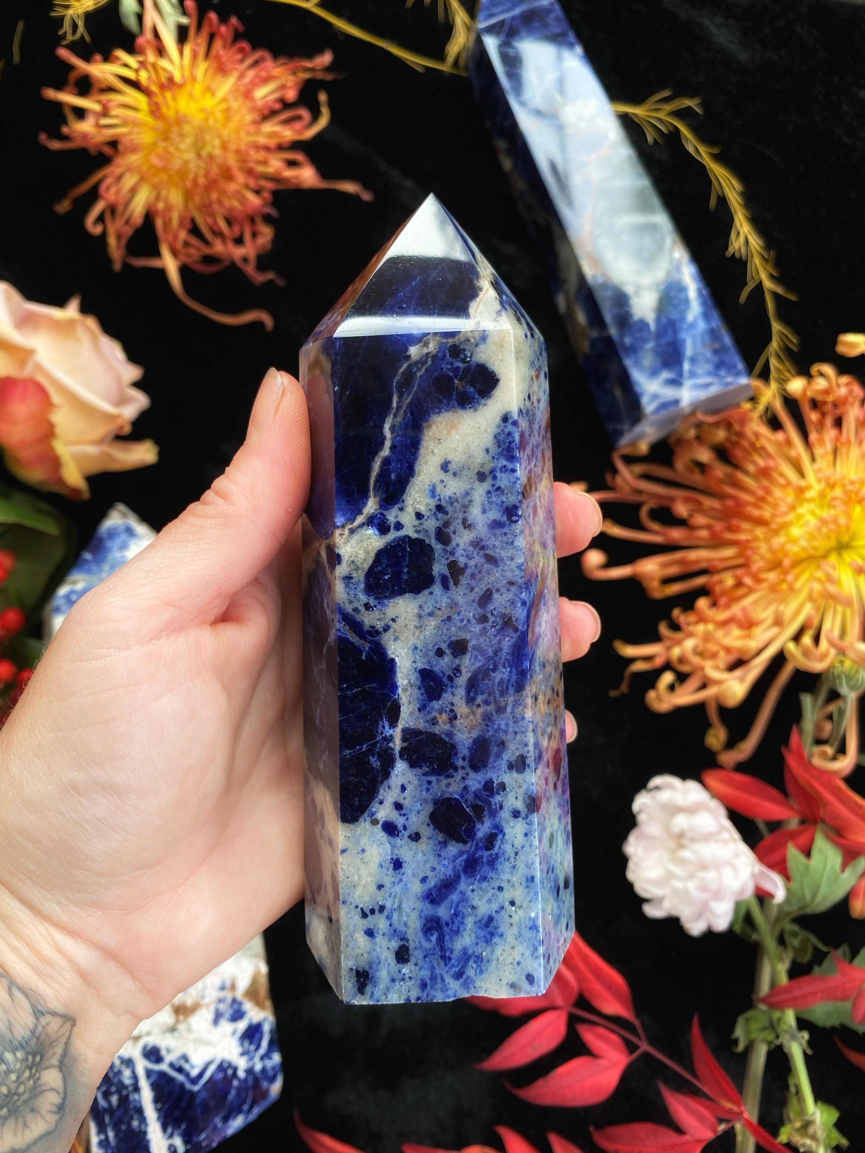 Sodalite Towers - Wands (Small - XLarge) - Keven Craft Rituals