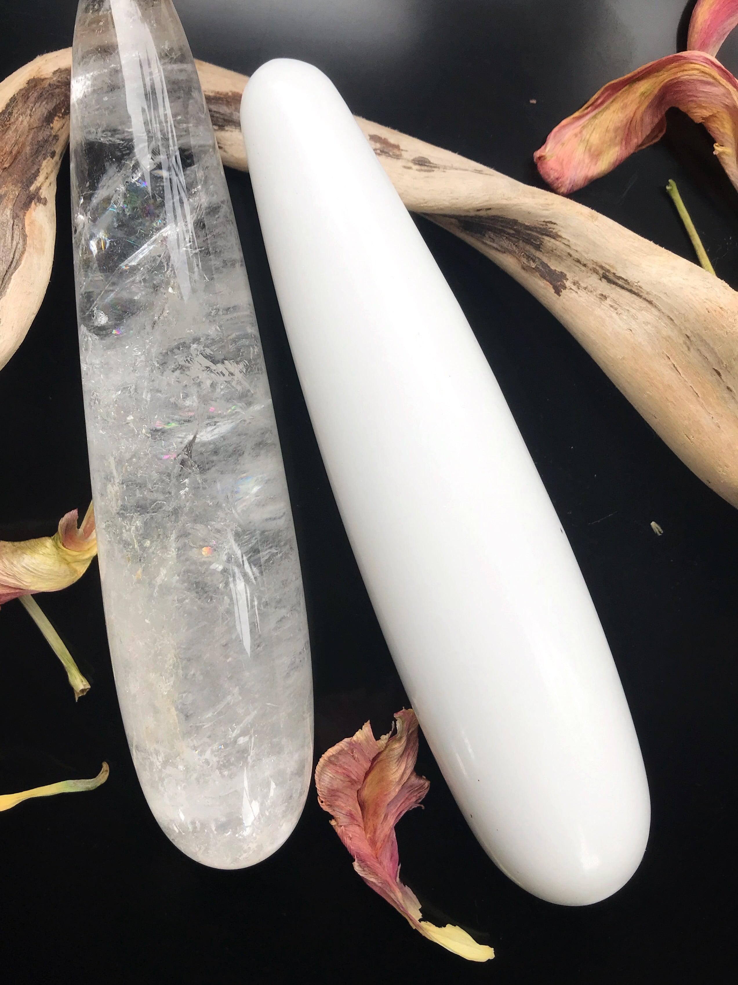 White Jade Intimate Massage Wand - Keven Craft Rituals