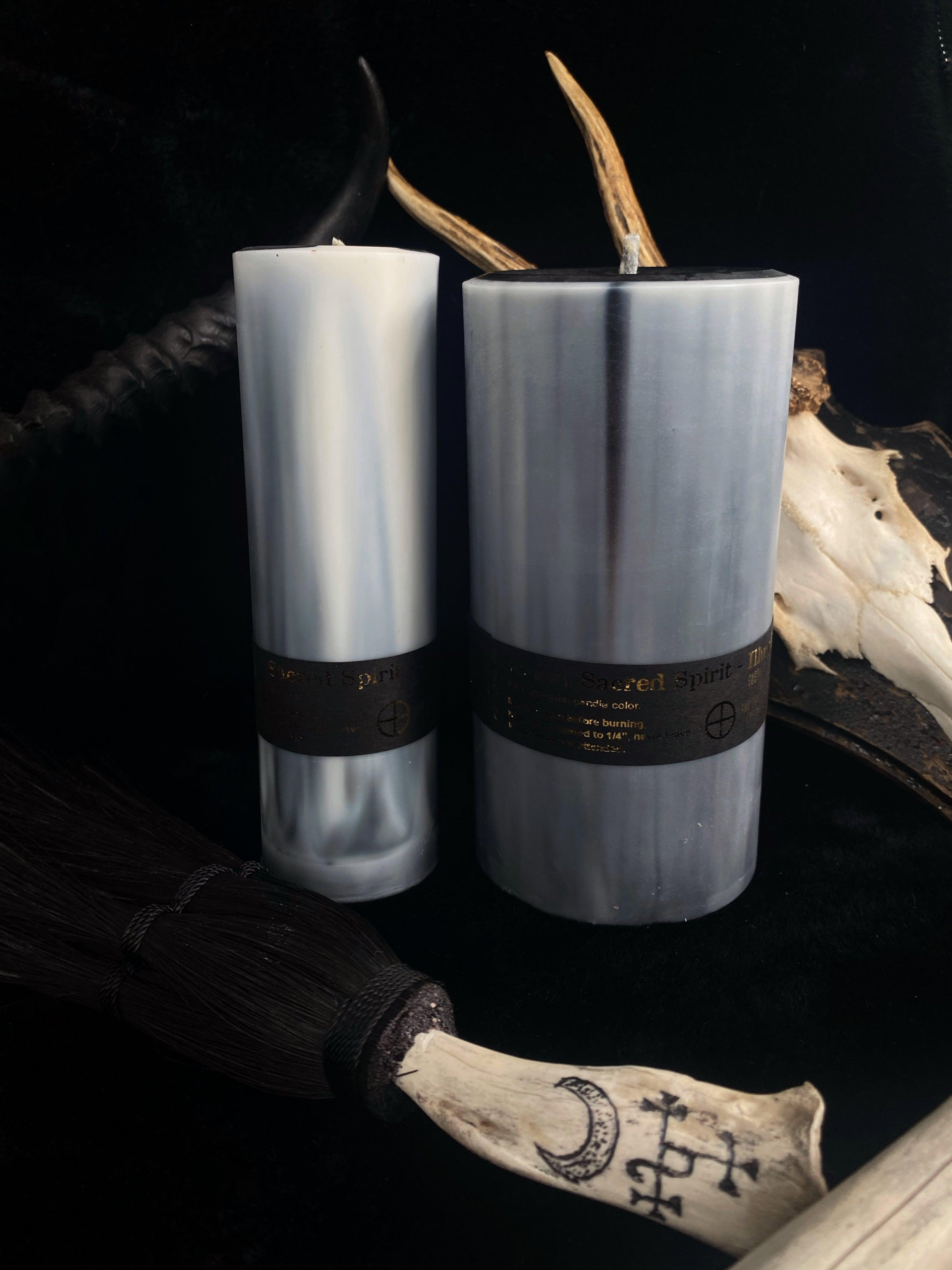 Sacred Spirit Pillar Candles - Vegan Soy