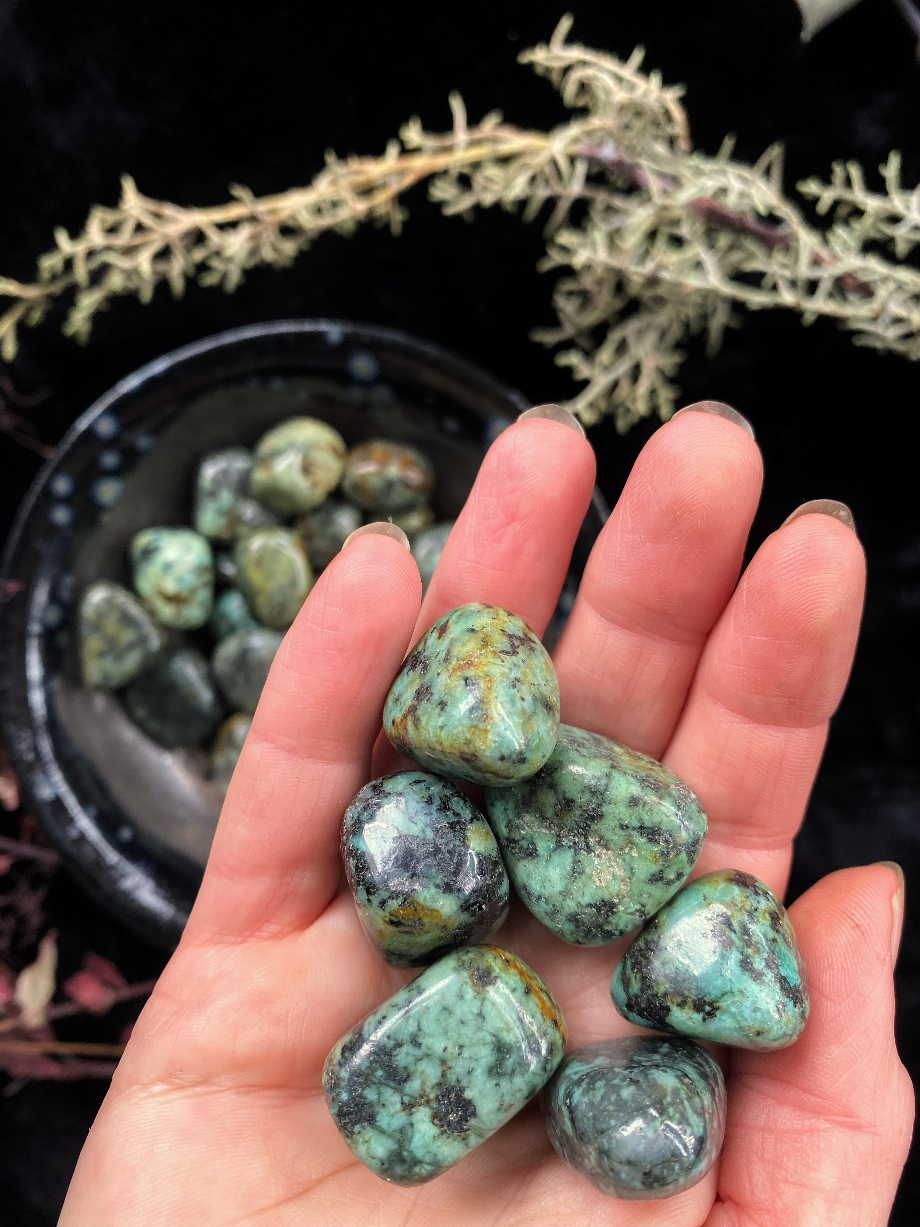 Tumbled Persian Turquoise (Natural) -