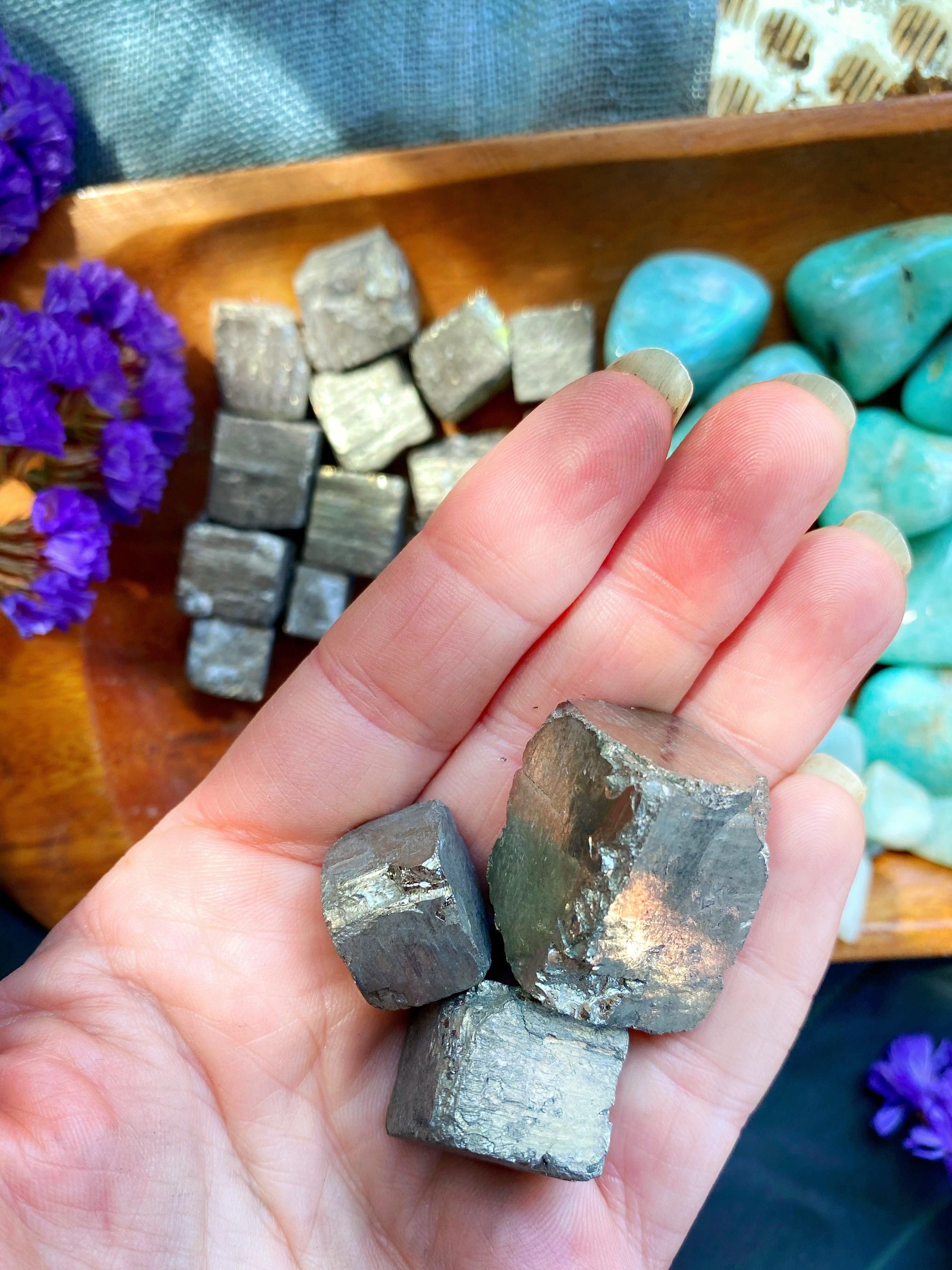 Natural Pyrite Cube - Keven Craft Rituals