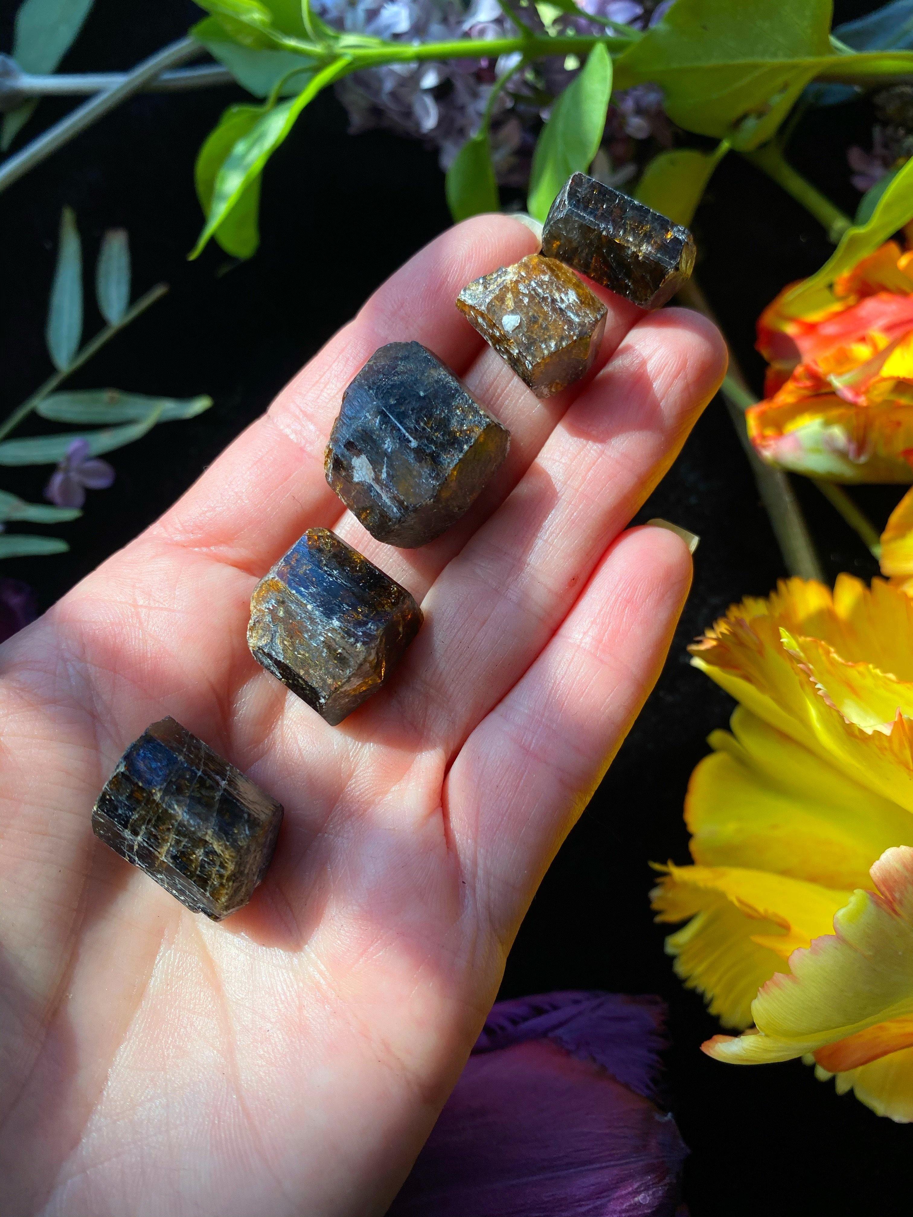 Dravite Brown Tourmaline - Raw w/ Terminations - qmeb