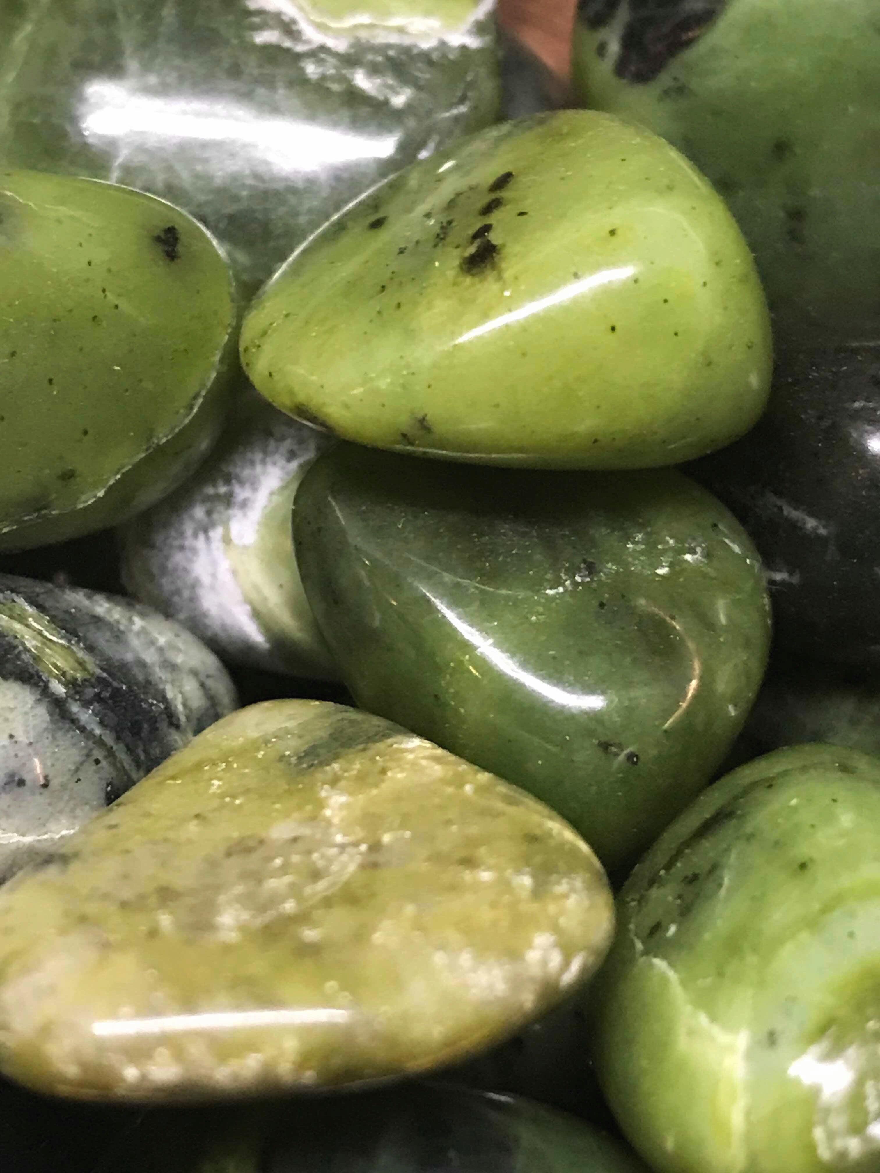 Tumbled Nephrite Jade - Keven Craft Rituals